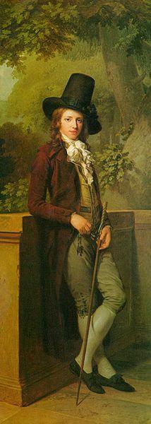 TISCHBEIN, Johann Heinrich Wilhelm Portrat des Herrn Chatelain oil painting picture